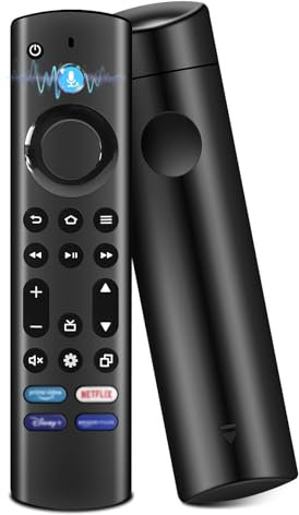 Suoxiom Ersatz Sprachfernbedienung (4TH Gen) mit Fernbedienung ersatz für Smart Tvs (4k, 2nd Gen, 3rd Gen, Lite) s-tick, für Smart Tvs Cube (2nd Gen, 3rd Gen)