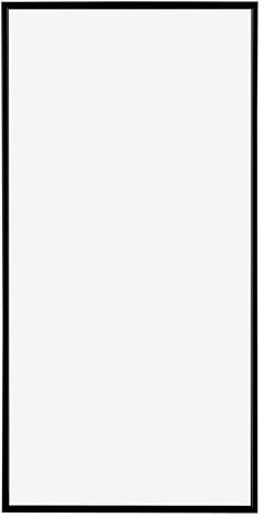 Dutch Frame Factory - Cadre photo 50x100 cm - Noir Mat - Cadre photo en verre Plastique Anti Reflet Verre Acrylique - Cadre 50x100 cm - Easy