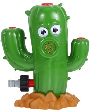 GAROZATION Boys and Girls Water Toys Outdoor Sprinklers Cactus Shape Sprinkler Toy for Garden Play