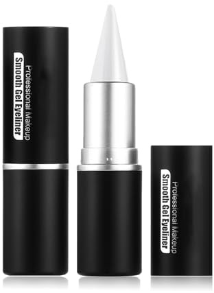 MEITREND White Eyeliner,Eyeliner Pencil Long Lasting, Quick Dry Waterproof Smudge Proof Makeup, Face Painting,Suitable For All Eye Shapes Eye Liner And Body Art, Matte Finish (White)