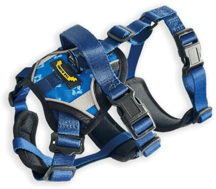 Tail Blazers Anti-Escape-Hundegeschirr, verstellbar, kein Ziehen, reflektierend, atmungsaktiv, gepolstert, ideal für Welpen, kleine bis XL-Rassen, perfekte Halsbänder, Geschirre und Leinen für Hunde