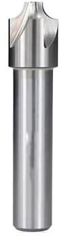Temhyu R1.0-R12 Eckenrundungs-Schaftfräser, HSS-Radiusfräser, CNC-Fräser(R12)