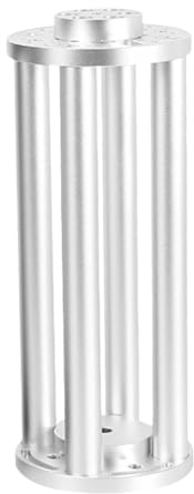 KiBcsLic Höhenerhöhung für die parallaktische Montierung, Teleskopzubehör-Verlängerungssäule, robuste Hochleistungs-Verlängerungssäule aus Metall für EQ5, 300 Mm Splitter