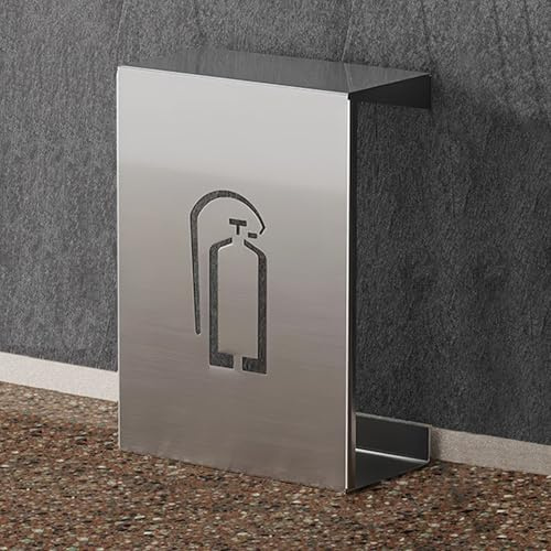 Feuerlöscher-Schrank, bodenstehend, dekorativer Koffer für Geschäfte, hält 2 x 5 kg Feuerlöscher, ideal für Sicherheit und Präsentation
