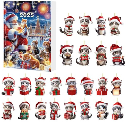 Spielzeug Weihnachts Countdown Kalender Countdown Sammlerstück 2D Acryl