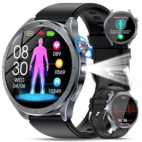 YUPENG Smartwatch ΒΙυtdrυck/EKG/HRV/Harnsäure/BMI