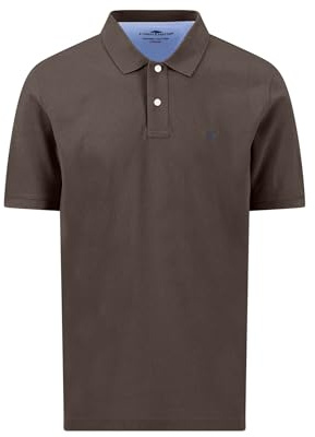 FYNCH-HATTON Poloshirt aus Baumwolle mit strukturierter Oberfläche
