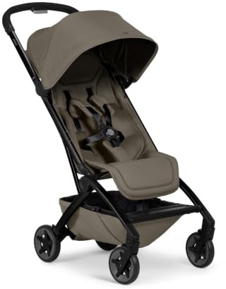 Joolz Aer2 Lightweight Travel Stroller for Baby & Toddler | One-Hand Fold, Compact Carry-On Airplane Approved, Fully Reclining Seat Buggy, UPF 50+ Sun Canopy – Hazel Brown