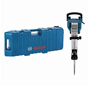 Bosch Professional Martello Demolitore Gsh 16-28 (Potenza del Colpo 41 J, Motore da 1.750 Watt, Attacco Utensile 28 Mm, Incl. Scalpello a Punta 400 Mm, in Trolley)