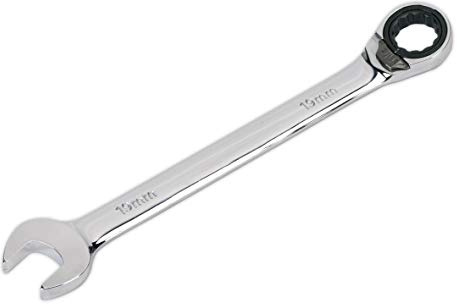 Sealey Rrcw19 Reversible Ratchet Combination Spanner 19Mm