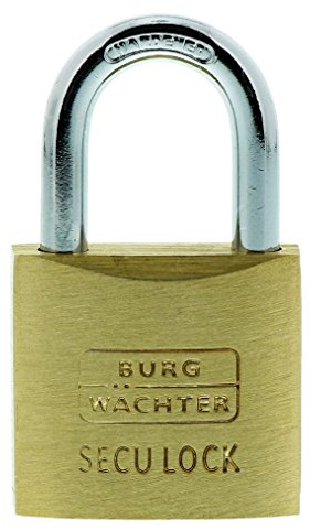 BURG WÄCHTER Vorhangschloss 405 verrschiedensperrend, Breite 30 mm, 1 Stück,405 30 SB