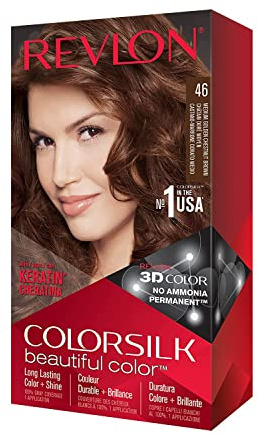 Revlon Colorsilk #46 Castaño Cobrizo Dorado Hair Color