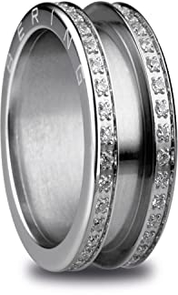 Bering Damen-Ring Edelstahl Zirkonia weiß Gr. 62 (19.7)-523-17-103