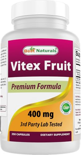 Best Naturals Vitex Chasteberry 400 mg 250 Capsules