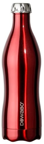 Dowabo Metallic Red Isolierflasche, 750 ml