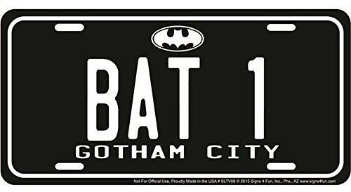 Signs 4 Fun SLTV08 Batman Nummernschild