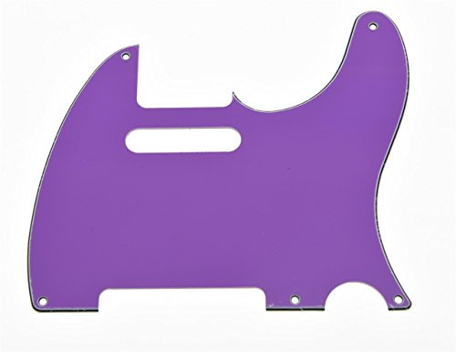 KAISH American Vintage 5 fori stile Tele Style battipenna chitarra plettro Guard piastra antigraffio per Telecaster/Tele viola 3 strati