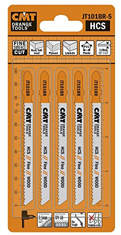 CMT ORANGE TOOLS JT101BR-5-5 HCS-STICHSÄGEBLÄTTER FÜR EBENES UND FEINES HOLZ 100X2,5X10TPI