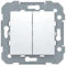Bjc - 23509 interruptor doble viva blanco Ref. 6533010030