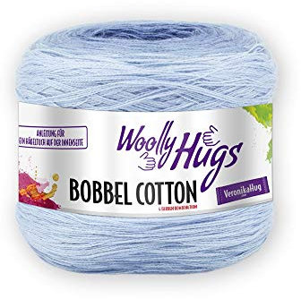Unbekannt Woolly Hugs BOBBEL Cotton 29 - weiß/bleu/blau