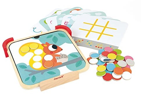 Janod - I Learn Colours - Magnetic Educational Toy - For children fom the Age of 2, J05321