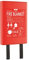 ELRO FB1300 Manta ignífuga 1.20m x 1.20m - Tapa Dura, Rojo, 1,2m x 1,2m