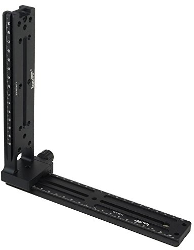 Haoge Quick Release Vertical L Plate Nodal Slide Set for Panorama Panoramic Head fit Arca Swiss Type Tripod Ballhead Ball Head Clamp AS CP