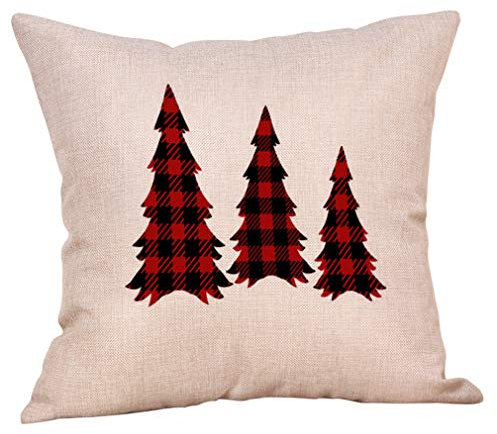 Nunubee Christmas Series Letter Pattern Kissenbezug Kissenbezug Schlafsofa Kissenbezug Vierteiliges Set # 6