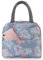 Insulated Lunch Bag, Portable Thermal Lunch Bags Cooler Bag Lunch Box Organizer Tote Bag for Women Adults Kids Girls Work School Picnic Camping Travel (Flamingo)