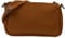 SH Leder Echtleder Schultertasche Umhängetasche Handtaschen Clutch kleine Tasche Abendtasche 23x13cm Jennie G323 (Dunkel Cognac)