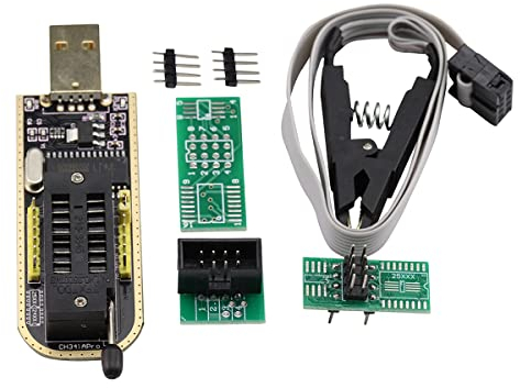 Heevhas SOIC8 SOP8 Flash-Chip IC Testclips Sockeladapter Programmierer Universeller BIOS Clip + CH341A Serie 24 25 EEPROM Flash BIOS USB Programmiermodul