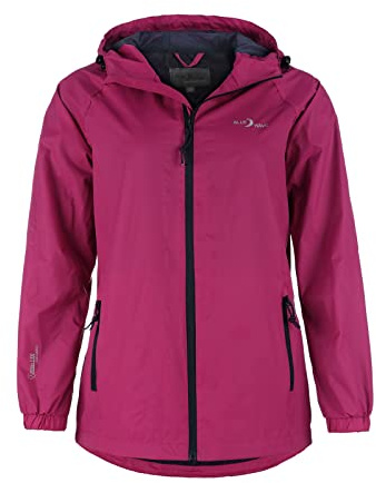 Blue Wave Damen Funktionsjacke Fabienne - Outdoor-Jacke Regenjacke Wander- und Fahrradjacke in Marine Größe 42