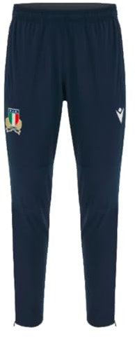 Macron 2023-2024 Italy Rugby Training Pants (Navy)