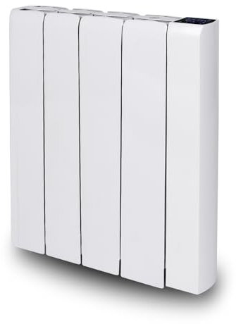 Radiateur à inertie céramique 1000W - Thermostat digital, timer 7 jours - Fixation murale - Warm Tech