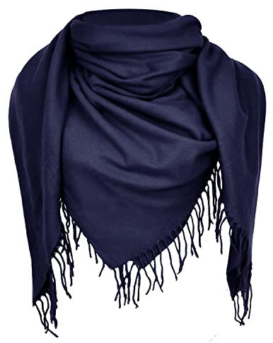 Glamexx24 Schal Damen Warm Herbst Winter Schultertuch mit Fransen Baumwolle Schals und Tücher Herren Umschlagtuch Winterschal
