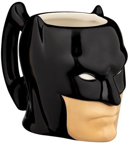 Superhero Mug - Ceramic Mug Selection - Treat Someone Special in Your Life of Novelty Mug - Gift for Lover's Mug Iron Man - Ceramic Coffee & Tea Mug - Gift Idea for Kids (Batman)