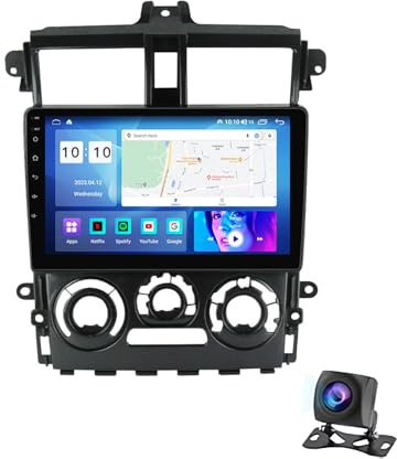 Android 12 Multimedia Player 2 Din 9 Zoll Touchscreen Autoradio Für Mitsubishi Colt Plus 2007-2012 Mit Navi/BT WiFi/GPS Rückfahrkamera Wireless Carplay Und Android Auto Unterstützt ( Color : S1 1+16G