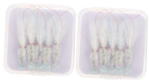 YARNOW 2 Kisten gefälschter Köder Angelköder Hechtköder Fishing Reel fischerzubehör Locken Salzwasser lockt Köder Angebot an Fischereitätigkeiten Fischköder Bionisch Ausrüstung Angeln UV