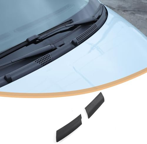 DIYUCAR Linke und rechte Scheibenwischerverkleidung Ersatzteil Kompatibel mit Fiat 500 2010-2024 Auto-Zubehör