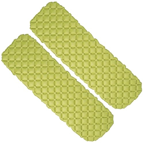 Semptec Urban Survival Technology Luftmatratze leicht: 2er-Set ultraleichte Outdoor-Luftmatratzen, Tasche, schnell aufblasbar (ISO-Matte, Camping-Matte, Pumpe)