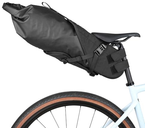 Rhinowalk wasserdichte Fahrrad Satteltasche, große Kapazität, Fahrradtasche unter dem Sitz, regensichere Mountainbike-Satteltasche, Fahrradtasche, professionelles Fahrradzubehör, 14L