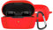YAODLE Kompatibel mit Bose QuietComfort Earbuds （2024） Schutzhülle Stoßfeste hülle,Mit Karabiner,Anti-Fingerabdruck,Anti-Abrieb（Rot）
