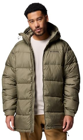 Columbia Pike Lake Parka, Tecnología Reflectante, Aislamiento Thermarator Reciclado, Material Resistente al Agua, Capucha Ajustable, Bolsillo Interior Seguro - Hombre