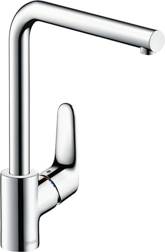 hansgrohe Focus M41 Einhebel-Küchenmischer 280, Eco, 1 Strahlart, 31827, Farbe: Chrom