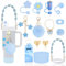 LUOJINYI Stanley Cup Accessories, accessoire stanley cup,stanley quencher accessoire pour Coupe Stanley, Accessoires pour Coupe Stanley 800 ML - 1100 ML (Les Tasses ne Sont Pas Incluses) (Bleu)