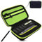 Henjunu Tasche für Philliips O Blade QP2520/30, QP2620/30, QP2530/30, QP2520/65 Elektrorasierer Schutzhülle, Aufsätze für Philips oneblade, Hartschalen-Reise-Transporttasche mit Schwamm