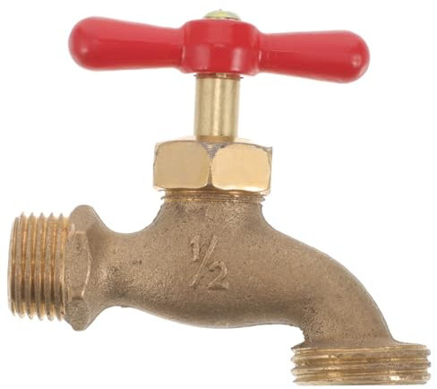 Milisten Grifo De Pared Para Jardín Accesorio Resistente y Duradero Grifo Exterior Decorativo Retro Para Balcón Piscina y Lavandería