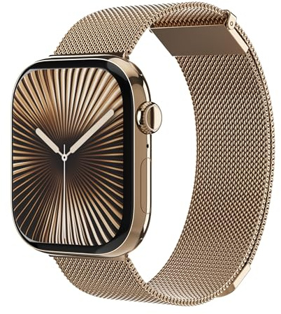 VONMÄHLEN Milanese Loop 2 – Stilvolles Edelstahlarmband mit Magnetverschluss, verstellbar, hochwertig, kompatibel mit Apple Watch