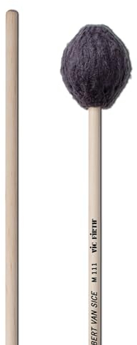 Vic FIrth - Maza de Marimba serie Signature - M111 - Robert Van Sice - Hilo - Very Suave - color gris carbón