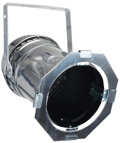 Showtec Par 64 Kanne Lang, Silber mit Safe Socket